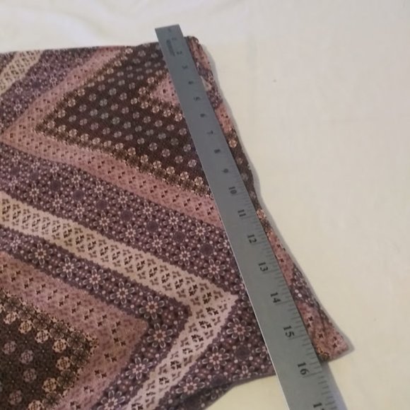 Friday Los Angeles women's size XL purple, pink multicolored maxi skirt - Picture 7 of 11